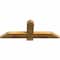 Ekena Millwork Eugene Rough Sawn Timber Gable Bracket, Western Red Cedar, 36"W x 13"H x 2"D x 4"F, 9/12 Pitch GBW036X13X0204EUG00RWR - alternate 4